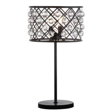 Gabrielle 22.5" Metal/Crystal LED Table Lamp - JONATHAN Y